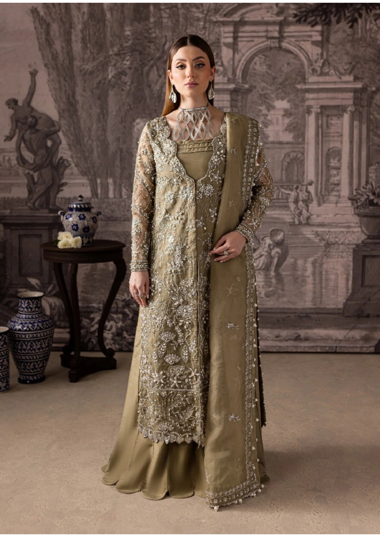 Maira Osma Khan wedding Dress